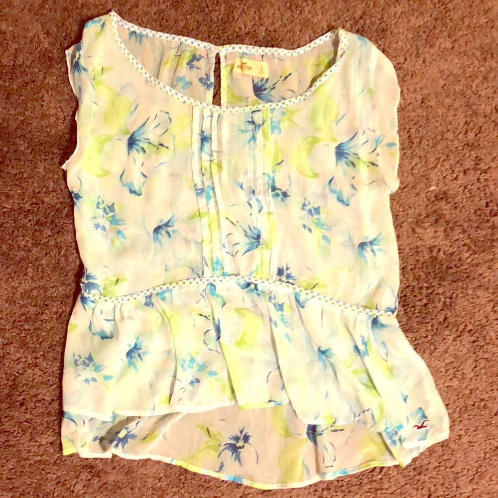 Hollister Cap sleeve blouse